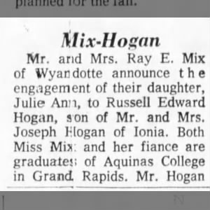 Marriage of Mir / Hogan